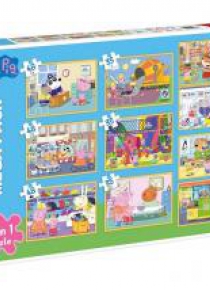 Puzzle 10w1 Świnka Peppa z przyjaciółmi TREFL