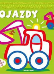 Moje kolorowanki z szerokim konturem. Pojazdy