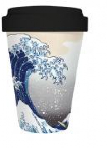 Kubek bambusowy The Great Wave
