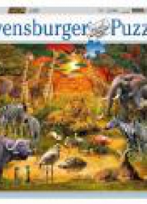 Puzzle 2000 Spotkanie dzikich zwierząt