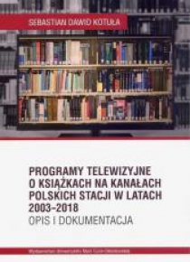 Programy telewizyjne o książkach na kanałach..