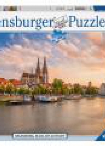 Puzzle 1000 Regensburg - Widok na stare miasto