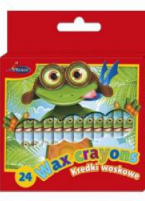 Kredki woskowe 24 kolory