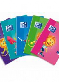 Zeszyt A5/16K linia podw.kol. Lion (10szt) OXFORD