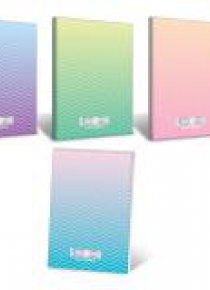 Brulion A5/96K kratka Ombre Powder pastel (5szt)