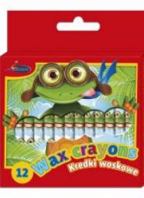 Kredki woskowe 12 kolorów