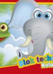 Blok techniczny A4/10K kolorowy