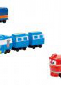 Robot Trains Pojazd z wagonem zestaw deluxe mix