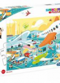 Puzzle 60 Maxi Wielkie lotnisko