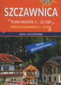 Mapa kieszonkowa - Szczawnica 1:12 500