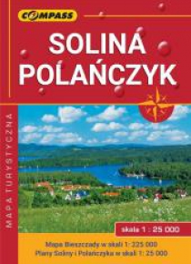 Mapa turstyczna - Bieszczady/Solina Polańczy