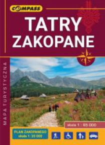 Mapa turystyczna - Tary, Zakopane