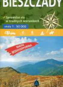 Mapa turystyczna - Bieszczady 1:50 000