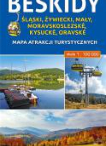 Mapa atrakcji tur. - Beskidy 1:100 000