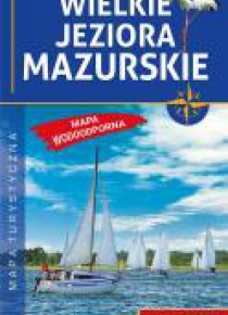 Mapa turystyczna - Wielkie Jeziora Mazurskie