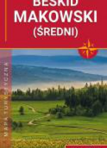 Mapa turystyczna - Beskid Makowski (średni)