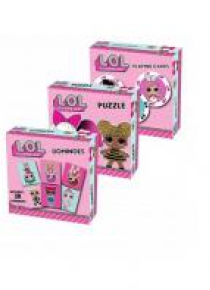 LOL karty + puzzle + domino