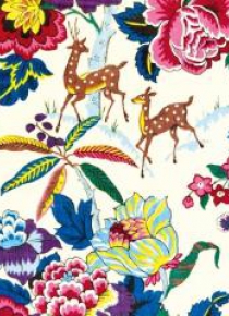 Karnet 17x14 z kopertą Chintz furnishing fabric