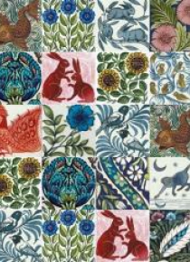 Karnet 17x14 Arts and Crafts tile designs