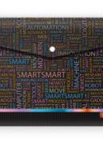 Teczka kopertowa A5 z zatrzaskiem PP Smart