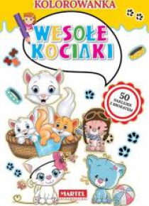 Kolorowanka. Wesołe kociaki