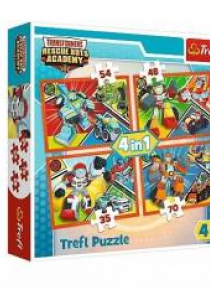 Puzzle 4w1 Akademia Transformersów TREFL