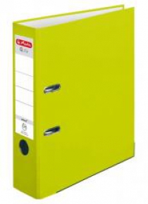 Segregator A4 8cm PP zielony neon Q file