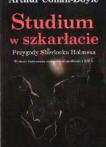 Studium w szkarłacie w. ilust. grafikami z XIX w