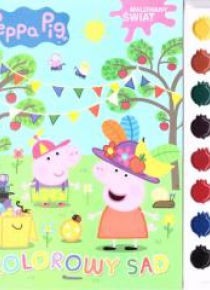 Świnka Peppa. Malowany świat. Kolorowy sad
