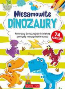 Kolorowanka z naklejkami - Niesamowite dinozaury