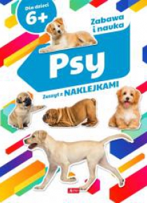 Psy. Zeszyt z naklejkami 6+