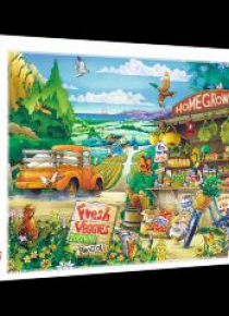 Puzzle 500 Poranek na wsi TREFL