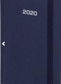 Kalendarz 2020 B6 Dzienny Cross z gumką Granat