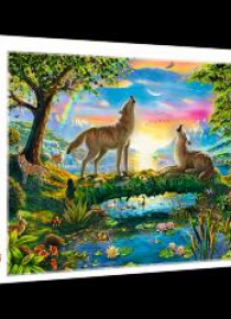 Puzzle 500 Wilcza natura TREFL