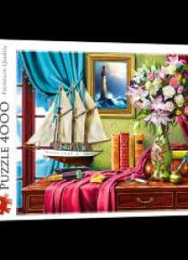 Puzzle 4000 Biurko odkrywców TREFL