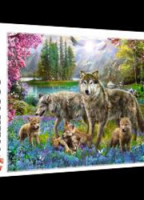 Puzzle 1000 Wilcza rodzina TREFL