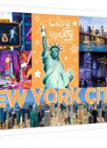 Puzzle 1000 Neon Color Line - Neonowe miasto TREFL
