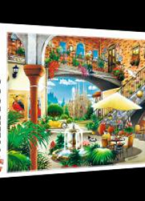 Puzzle 2000 Widok na Barcelonę TREFL