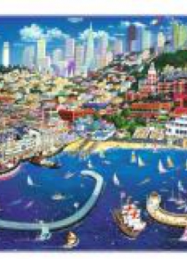 Puzzle 2000 Zatoka San Francisco TREFL