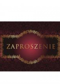 Zaproszenia Style nr 03 (opakowanie 10 szt)