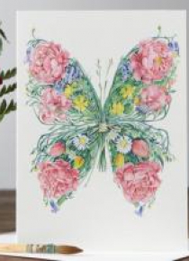 Karnet A063 B6 + koperta Motyl