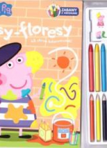 Świnka Peppa. Zabawy z kredkami. Esy-floresy
