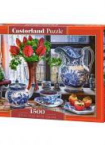 Puzzle 1500 Still Life with Tulips CASTOR