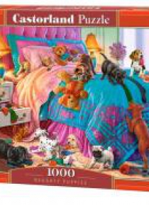 Puzzle 1000 Naughty Puppies CASTOR