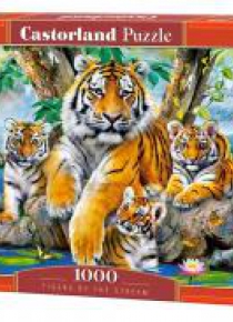 Puzzle 1000 Tigers by the Stream CASTOR