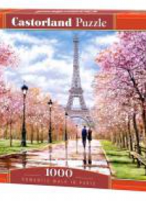Puzzle 1000 Romatic Walk in Paris CASTOR