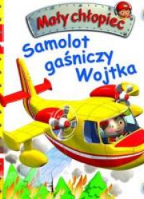 Mały chłopiec. Samolot gaśniczy Wojtka w.2019