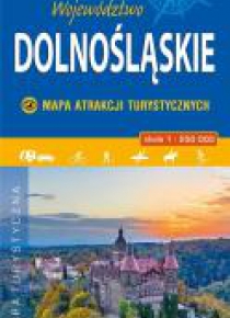 Mapa atrakcji tur. - Województwo Dolnośląskie