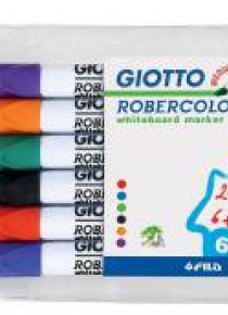 Marker suchościeralny 6 kolorów GIOTTO