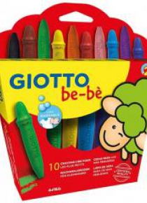 Kredki woskowe 10 kolorów GIOTTO